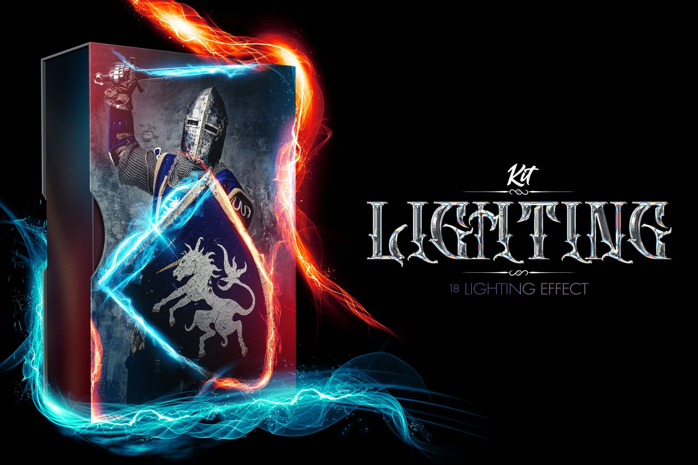 照明效果调色预设 Lighting Kit  18 Lighting Effects