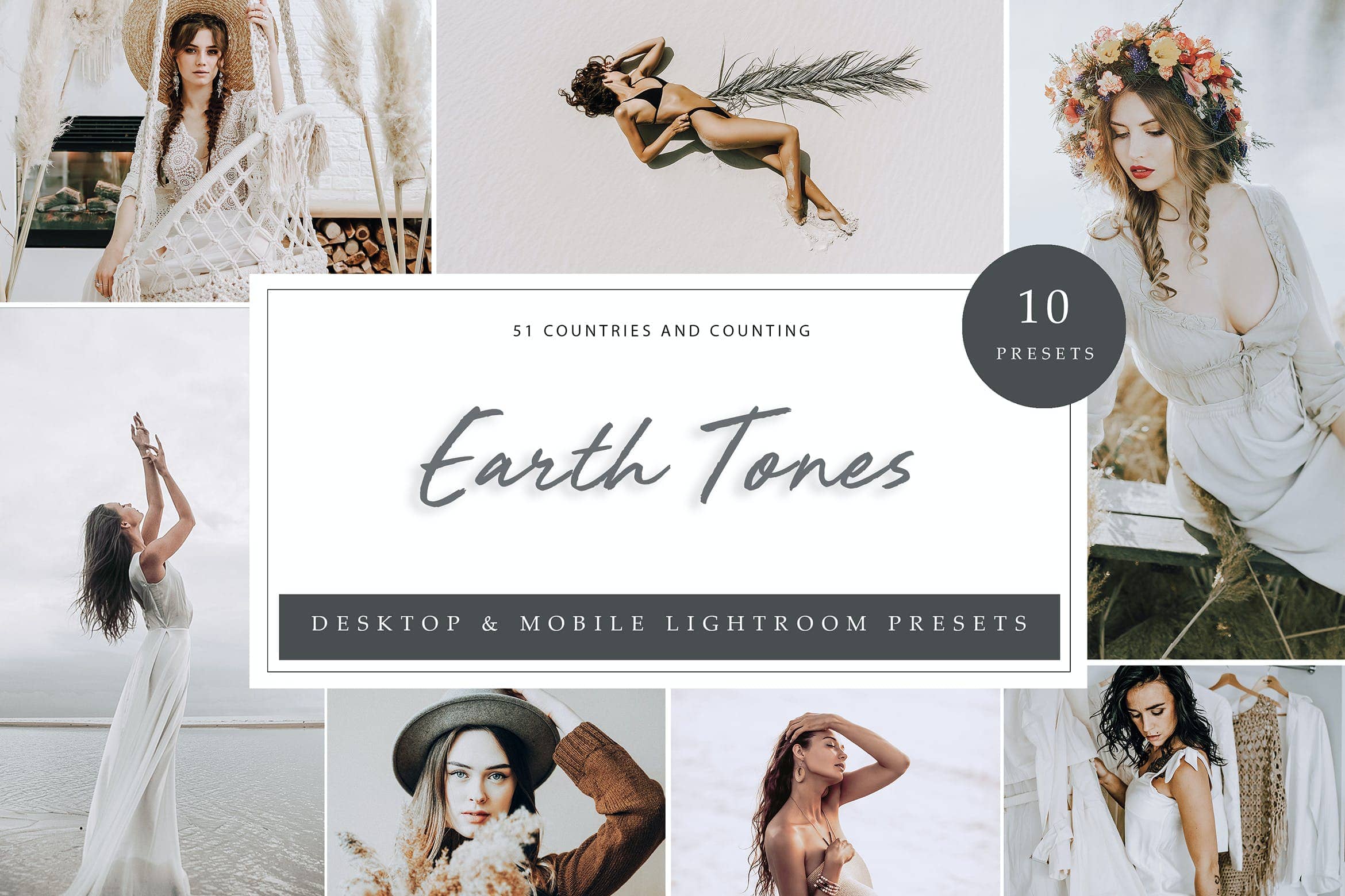 大地色调调色预设 Lightroom Presets  Earth Tones