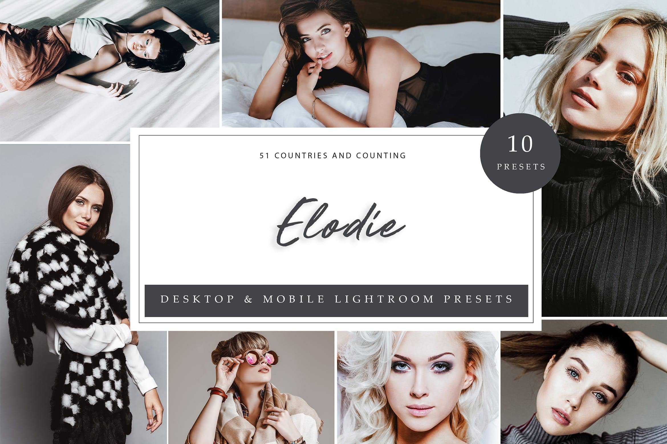 埃洛迪调色预设 Lightroom Presets  Elodie