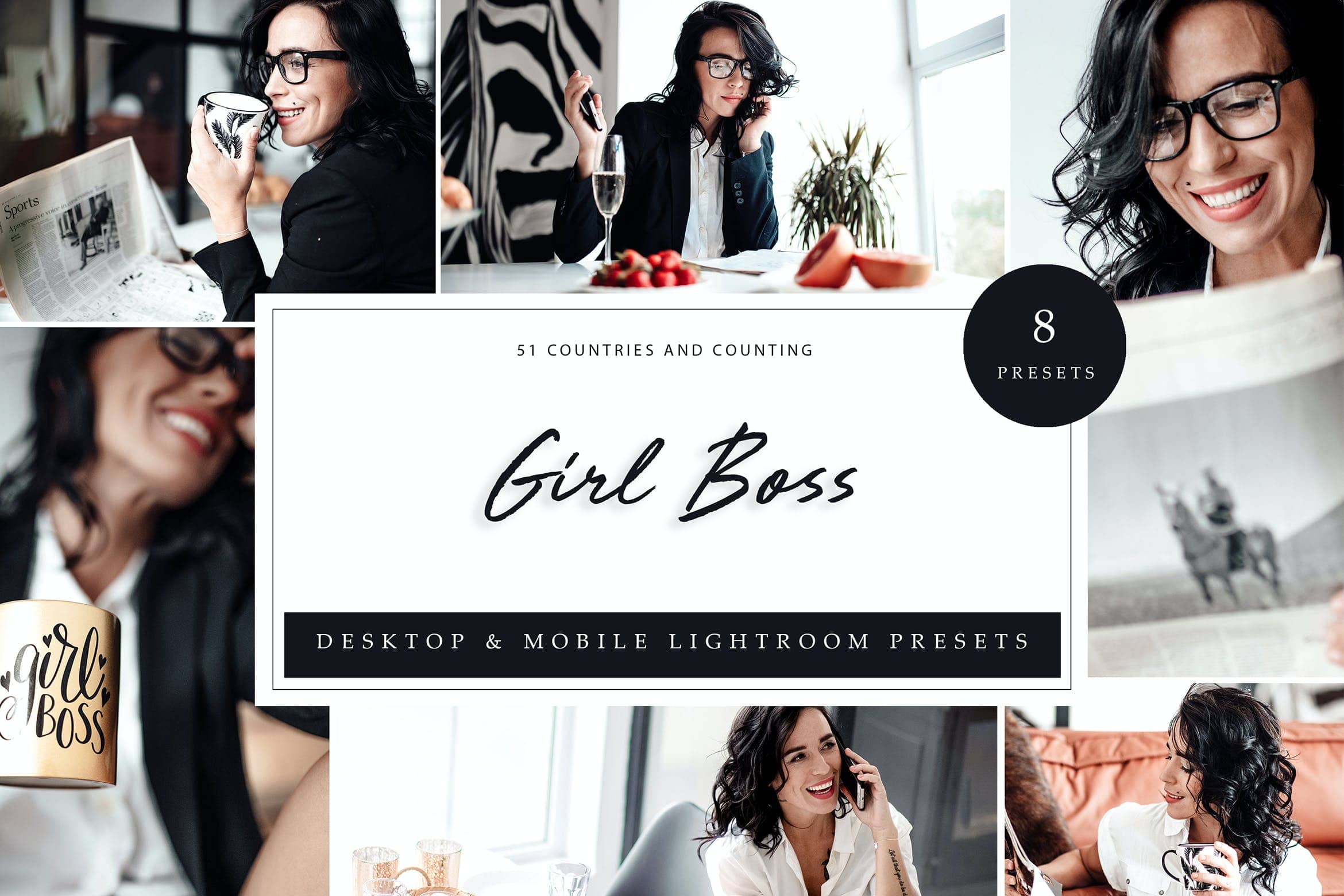 女老板调色预设 Lightroom Presets  Girl Boss