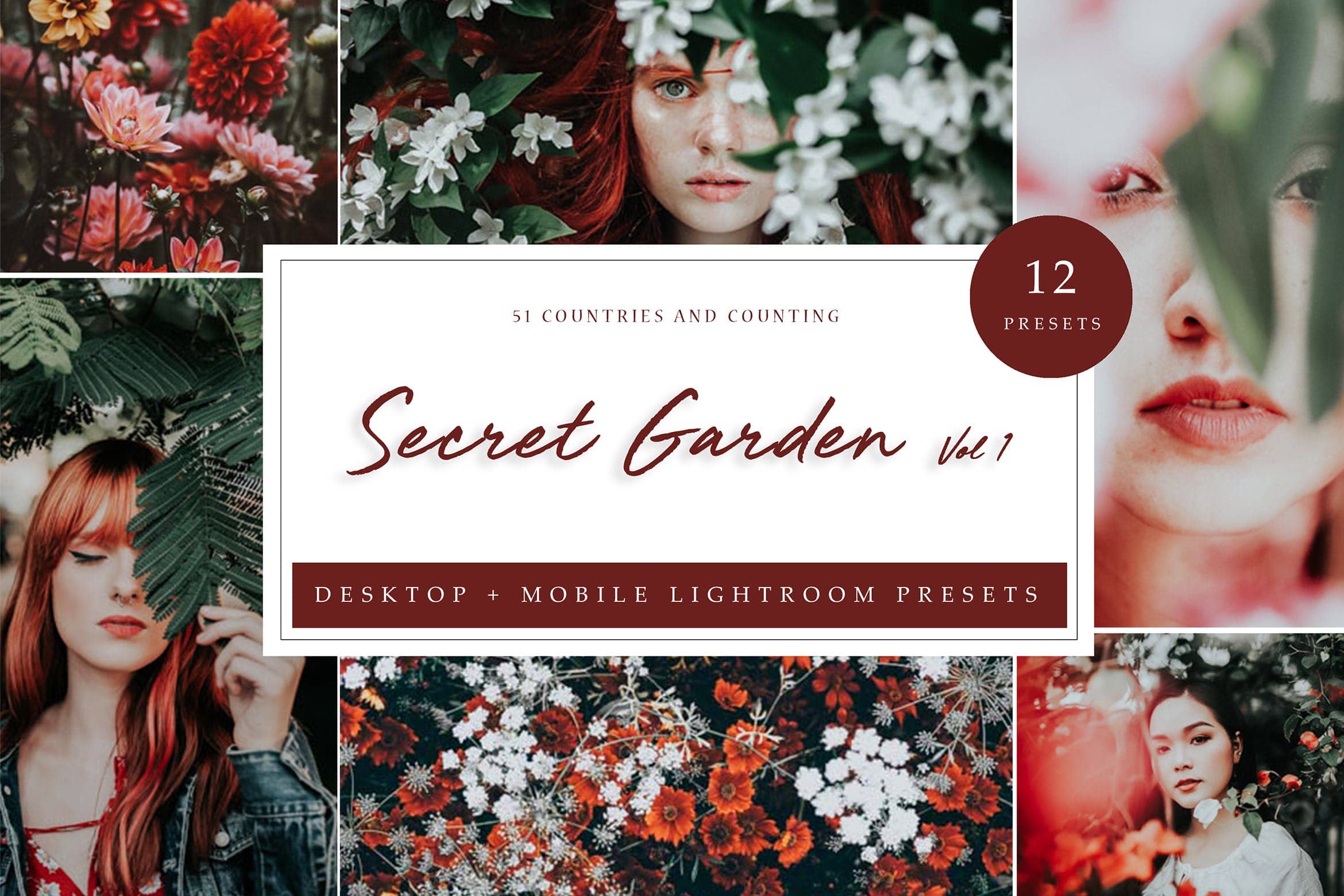 秘密花园调色预设 Lightroom Presets  Secret Garden
