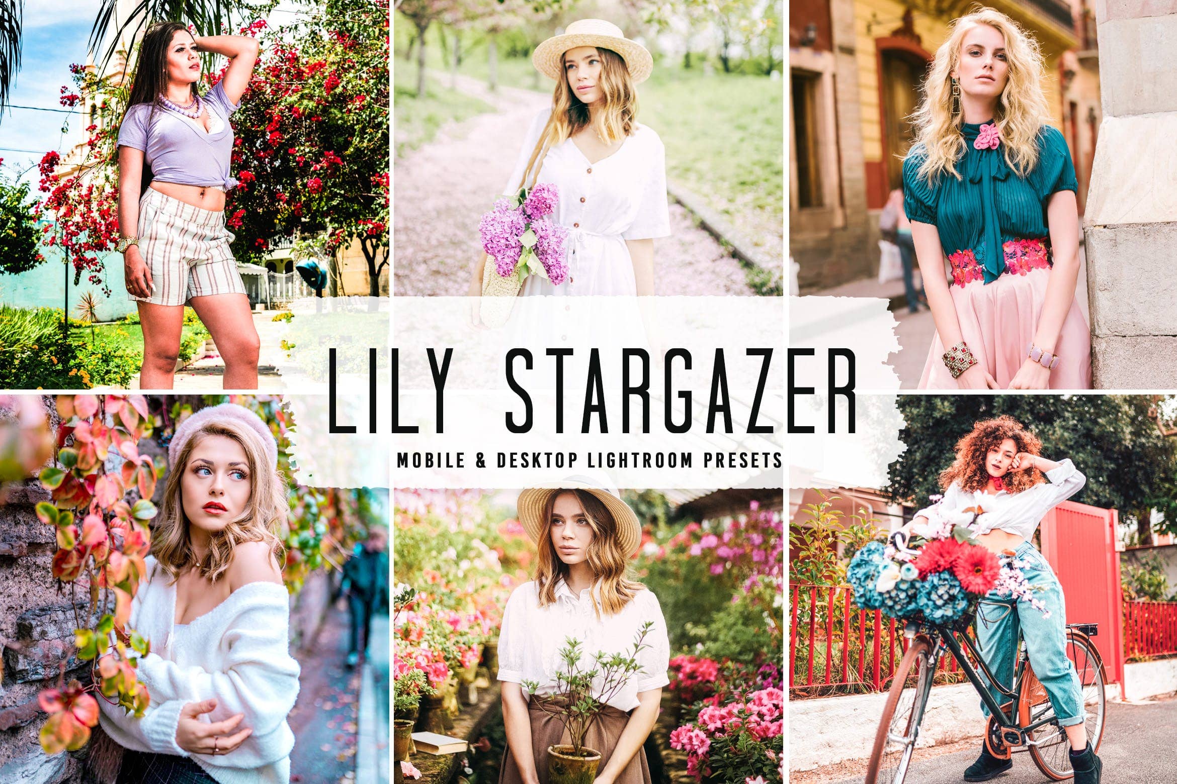 百合花调色预设 Mobile & Desktop Lightroom Presets