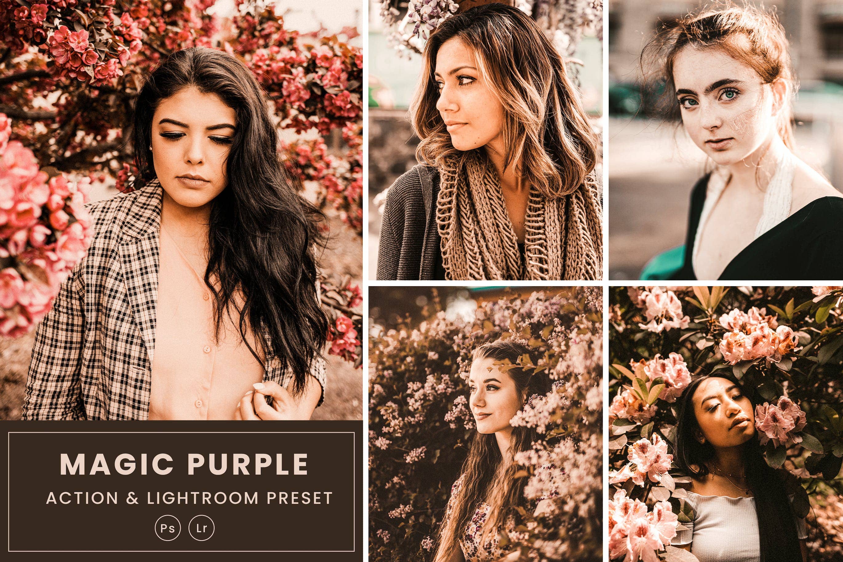 橙色调色预设 Action & Lightrom Presets