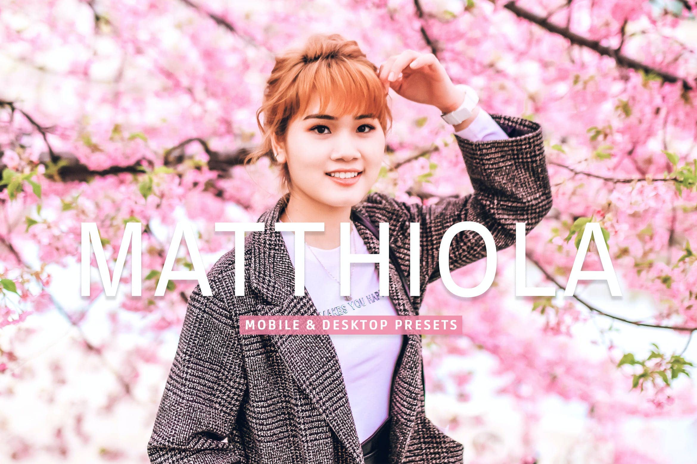 粉白色调调色预设Mobile & Desktop Lightroom Presets