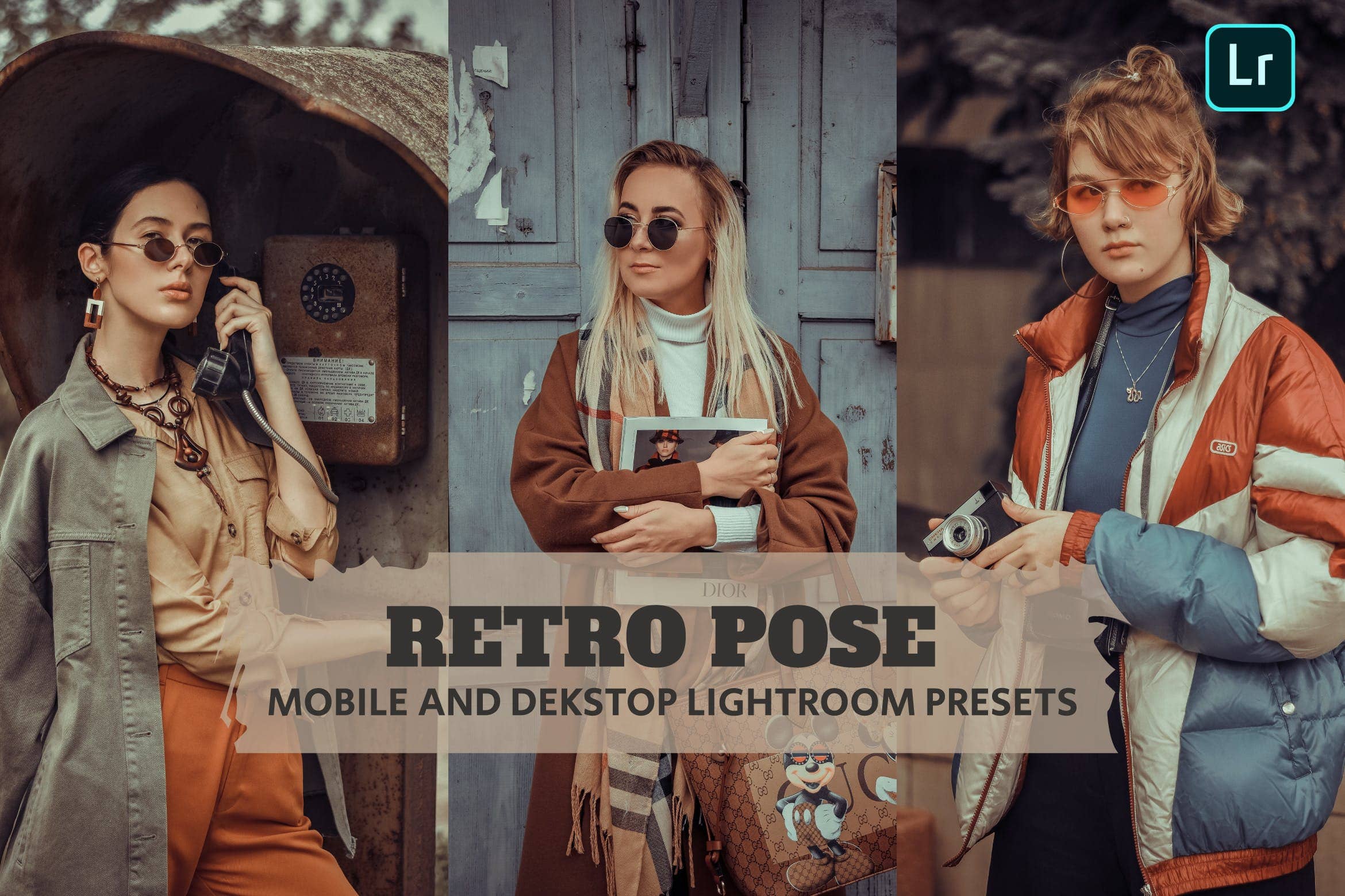 复古姿势调色预设 Presets Dekstop and Mobile