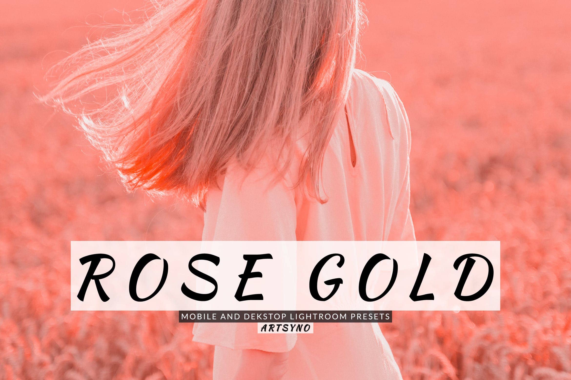 玫瑰金调色预设 Presets Dekstop and Mobile