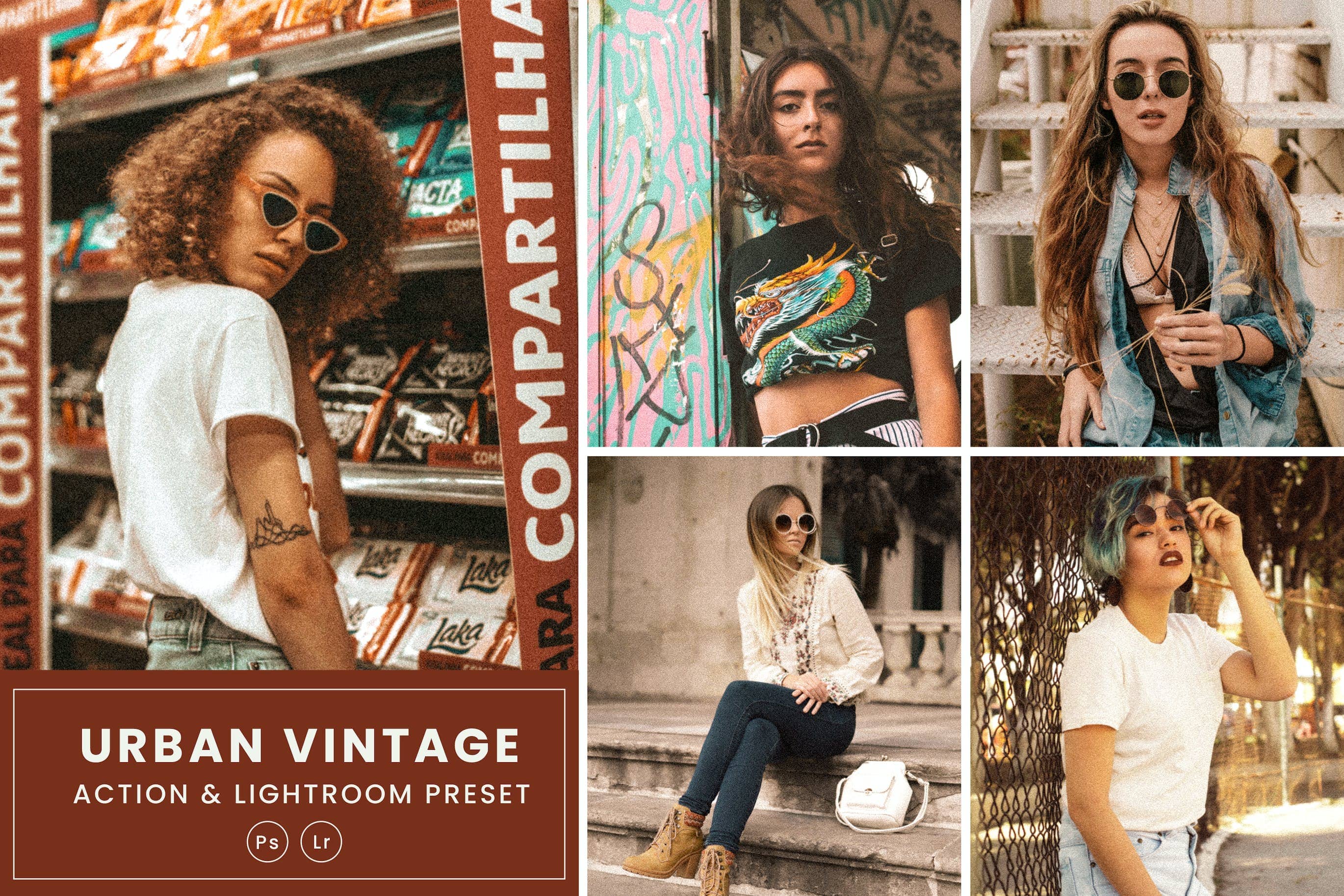 都市复古调色预设 Lightrom Presets