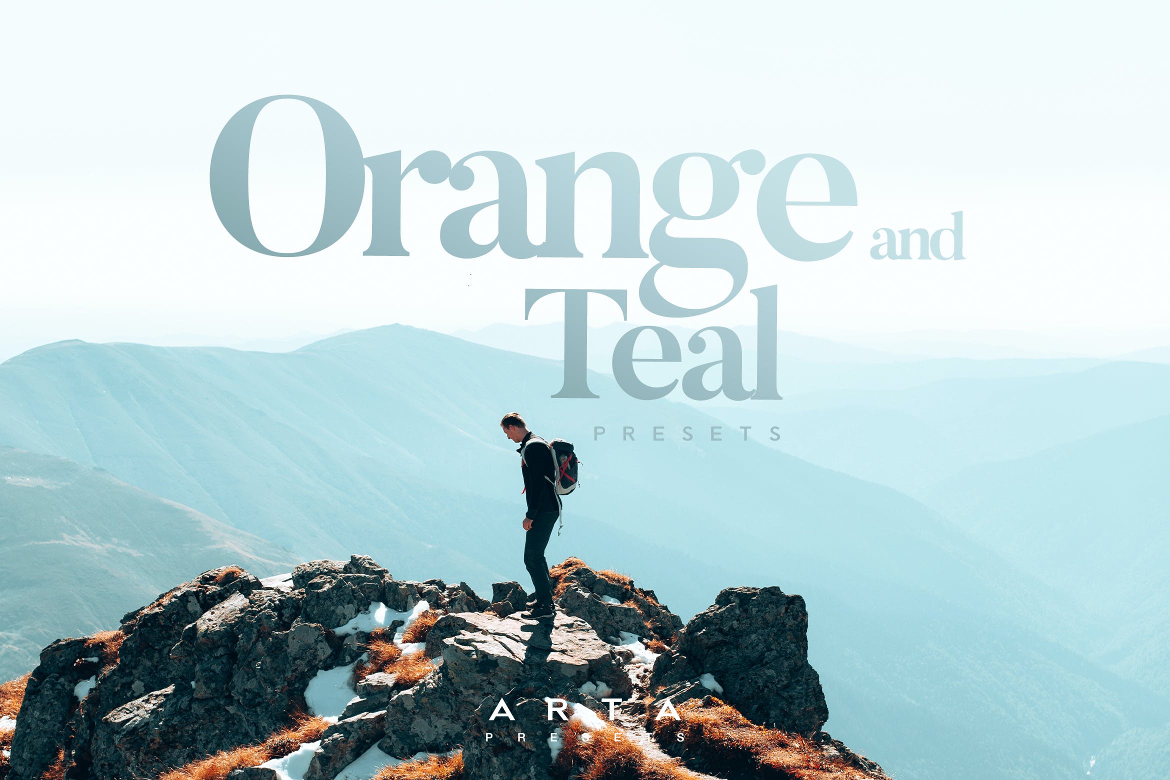 适用于移动设备和桌面的 ARTA 橙色和蓝绿色预设