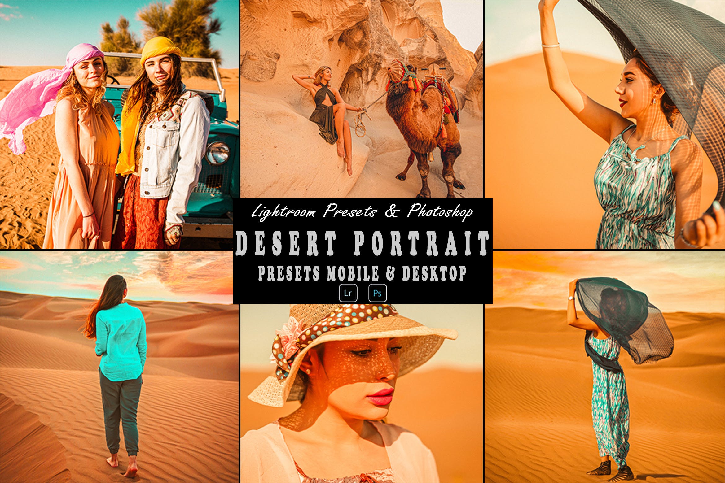 沙漠人像环境预设& Lightrom Preset
