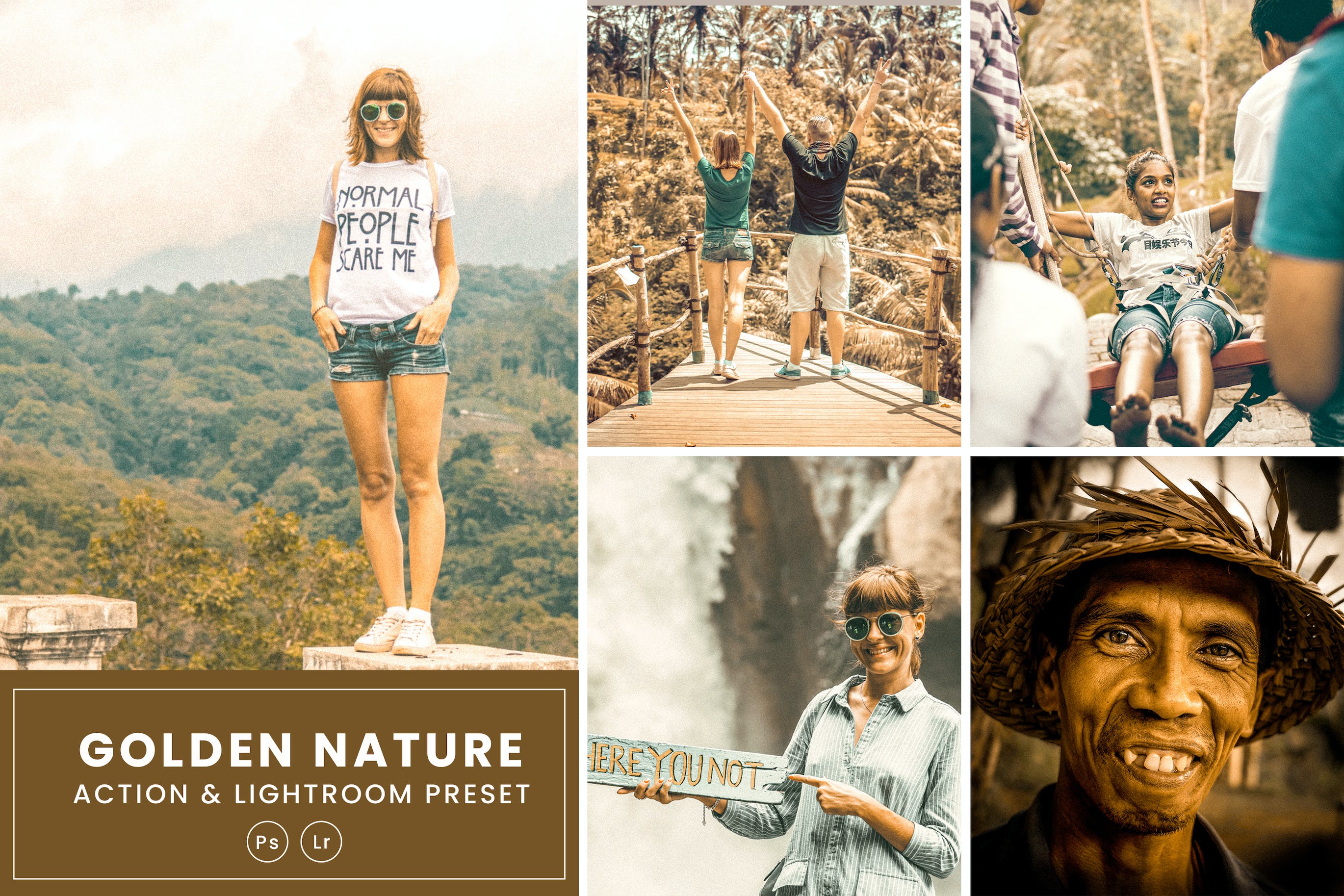 金色自然环境预设& Lightrom Presets