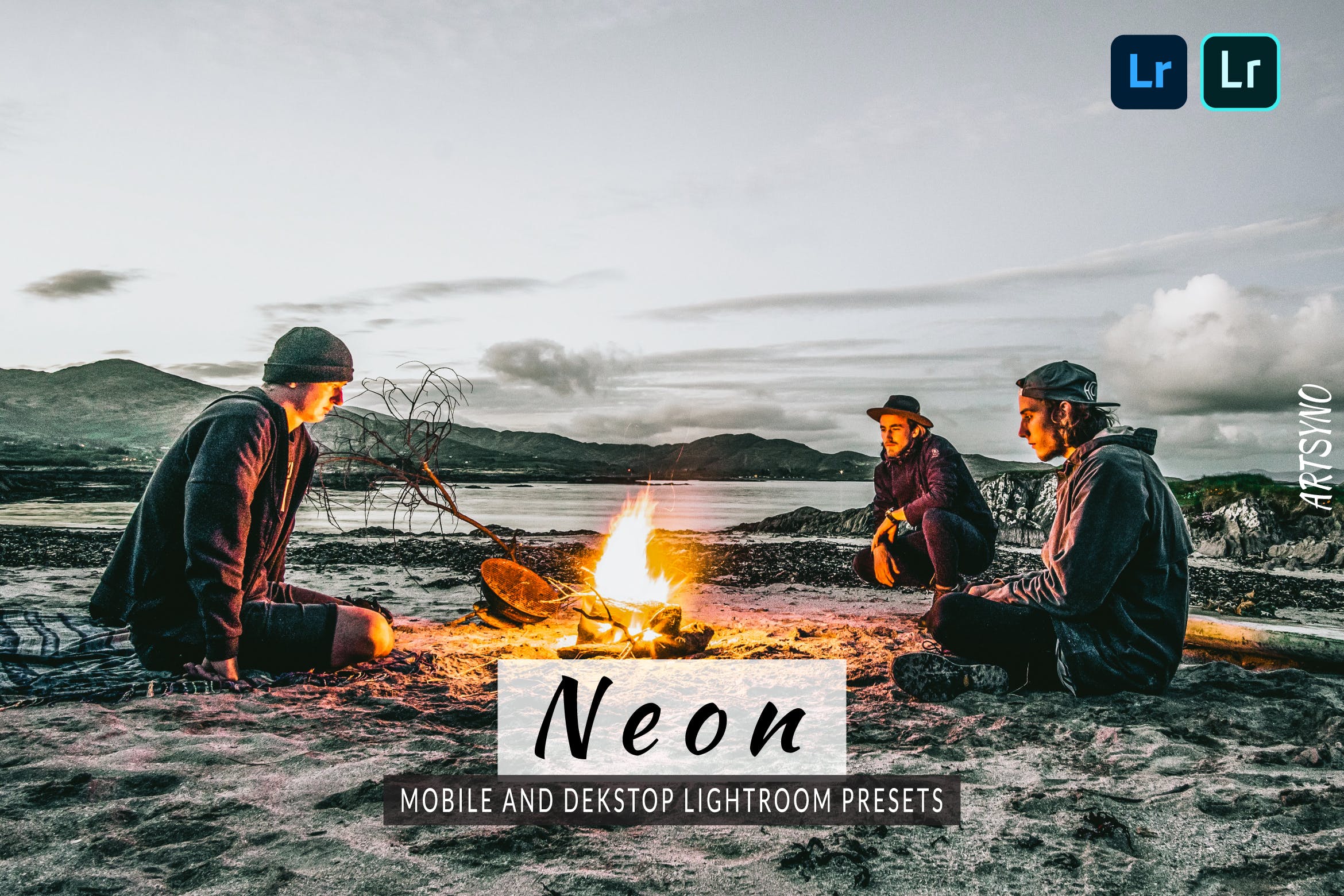 霓虹灯主题预设 Dekstop and Mobile