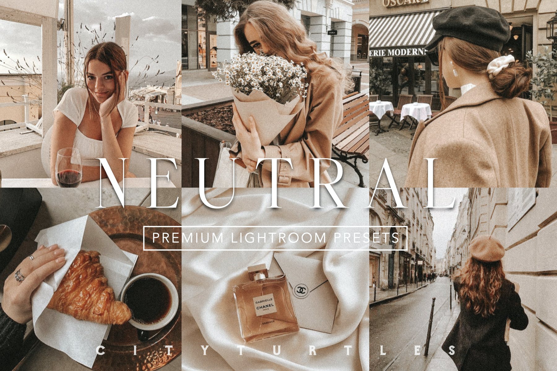 中性胶片颗粒滤镜预设 Lightroom Presets