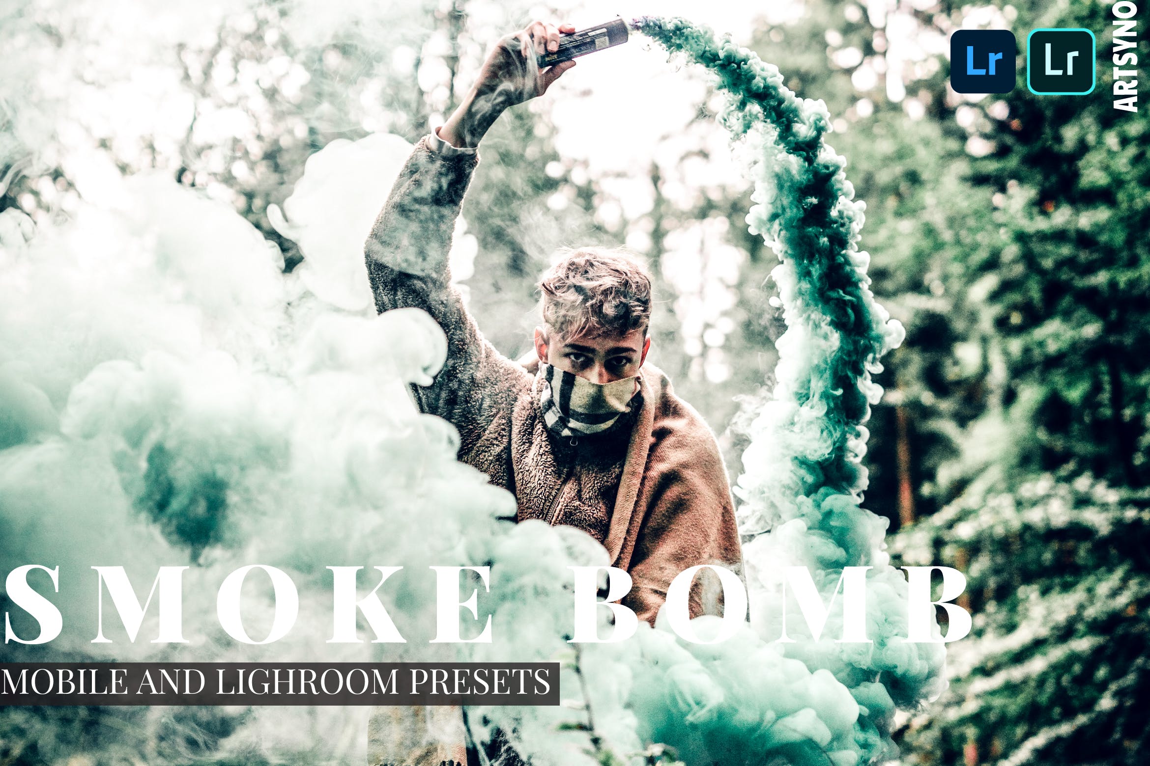 烟雾弹效果潮流摆拍预设 Dekstop and Mobile