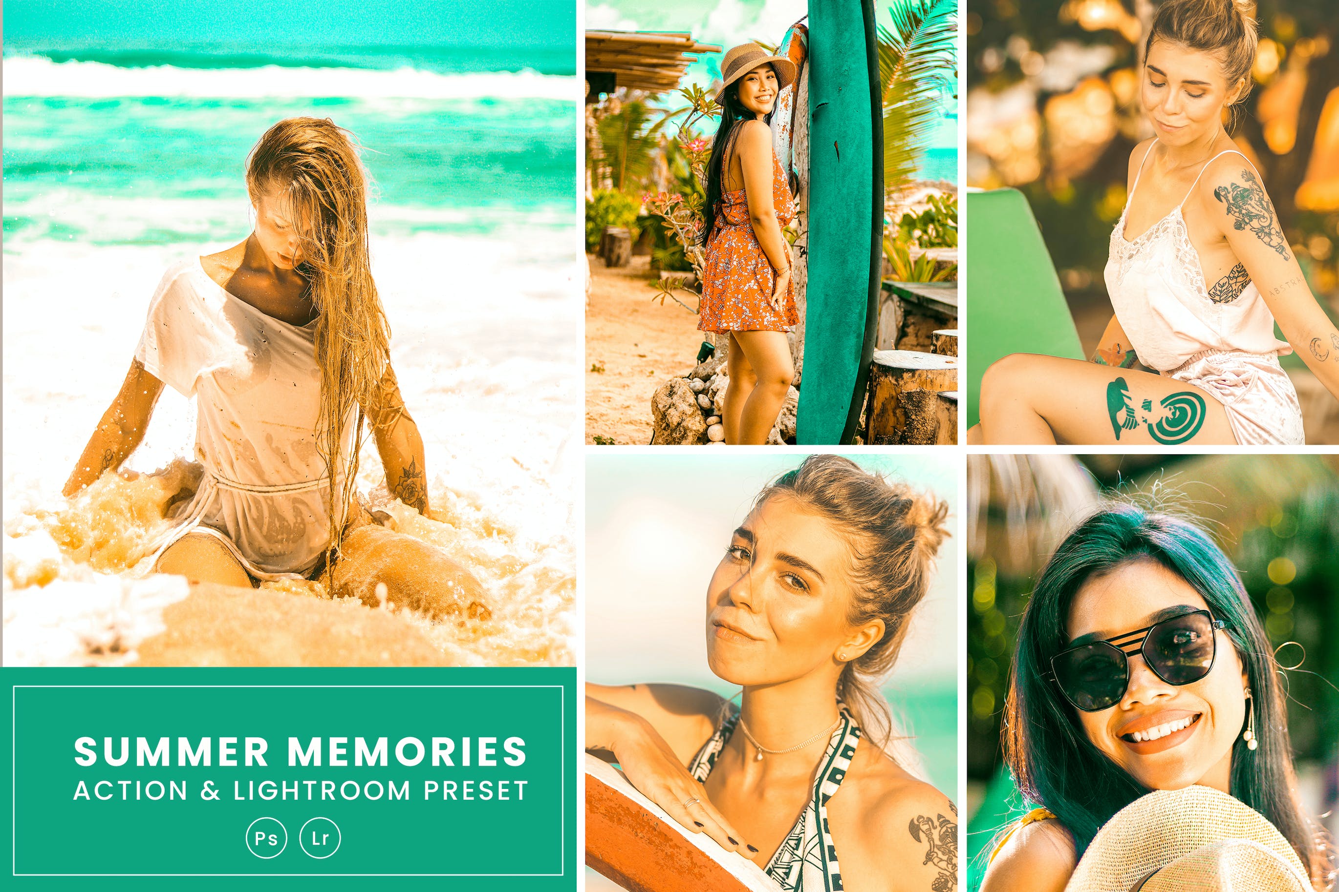 夏日回忆摆拍预设 & Lightrom Presets