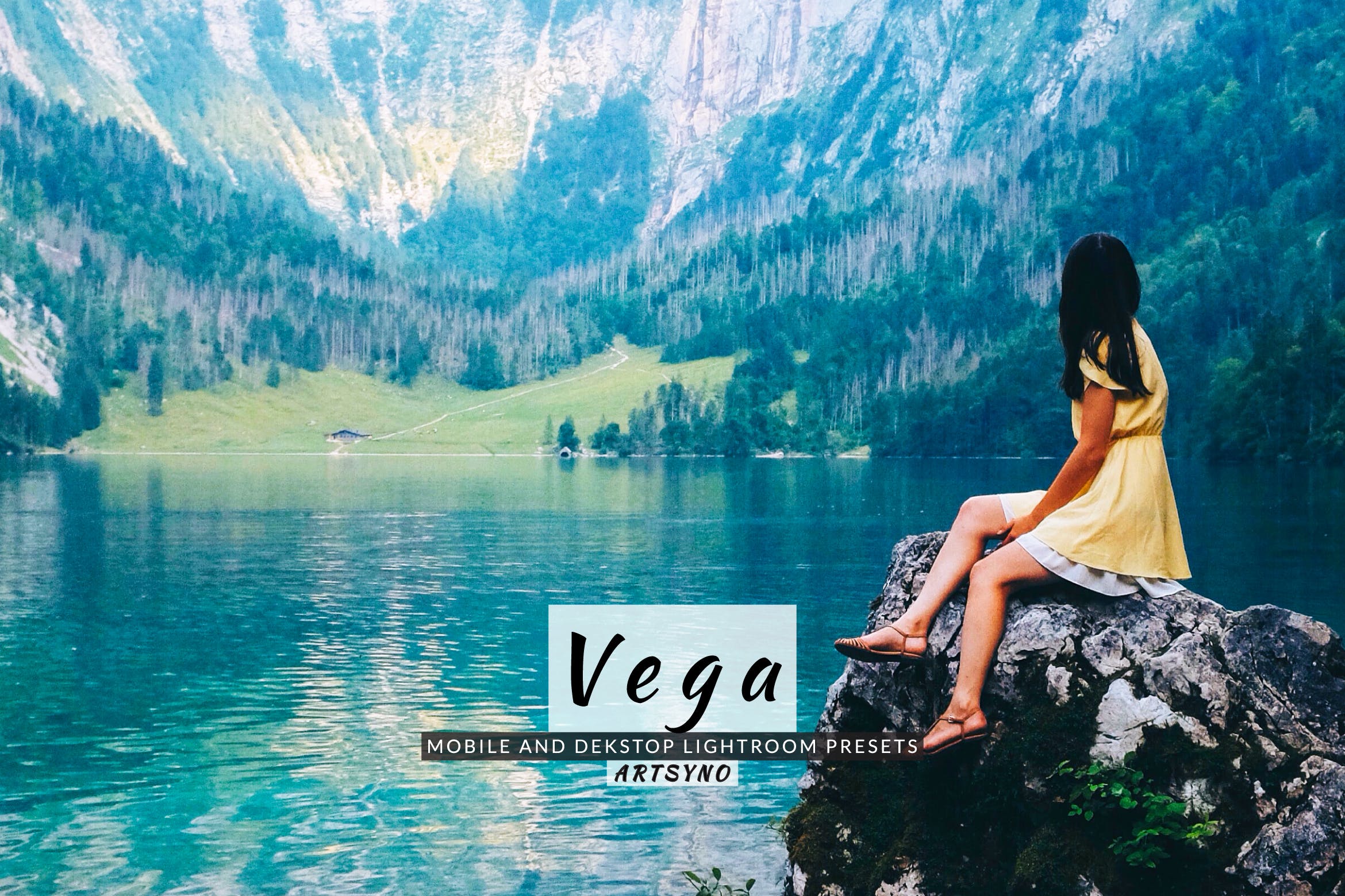 自然景观风景中女孩儿的背影预设 Presets Dekstop and Mobile