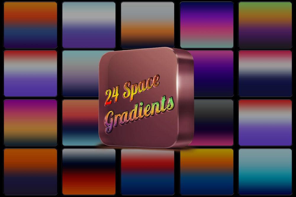 24款空间渐变画面拍照预设