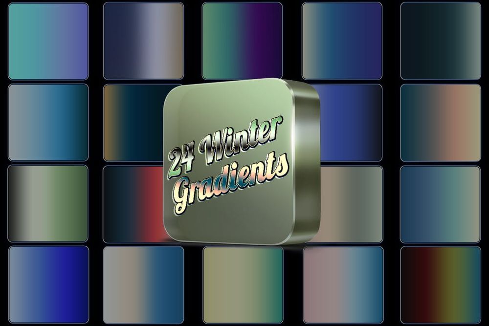 24款冬季渐变画面效果预设