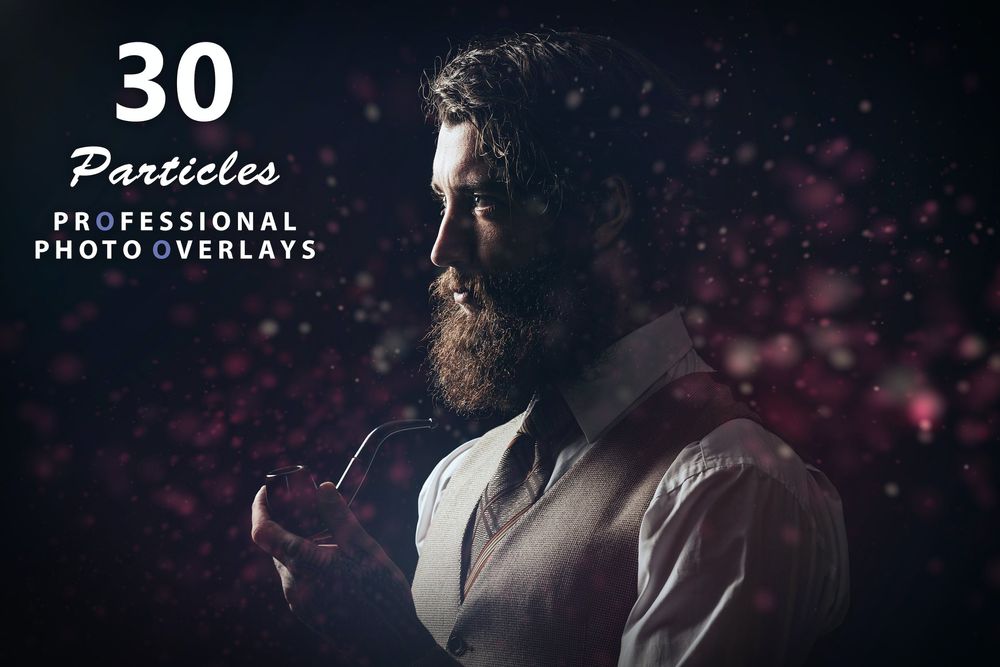 30款粒子照片叠加画面效果预设