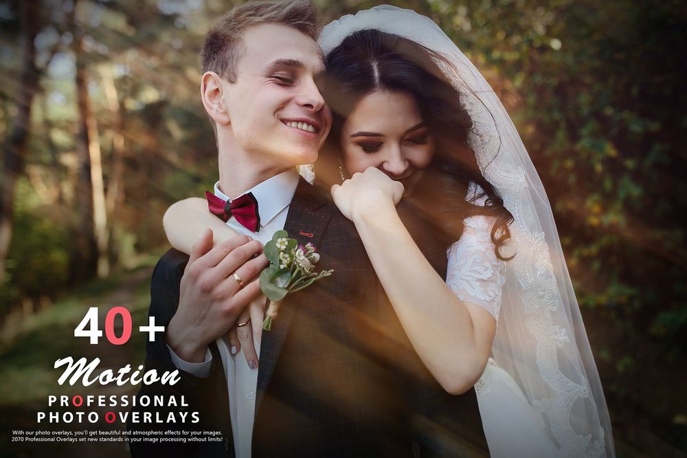 46款光束照片叠加画面效果预设