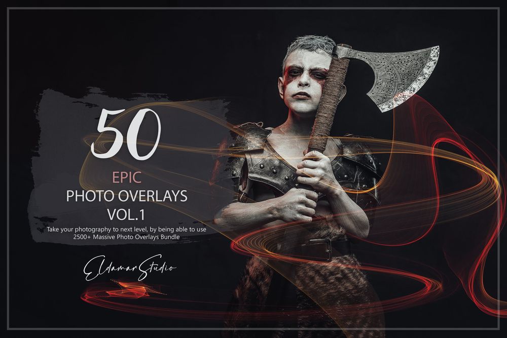 50款史诗级照片叠加画面效果预设Vol. 1