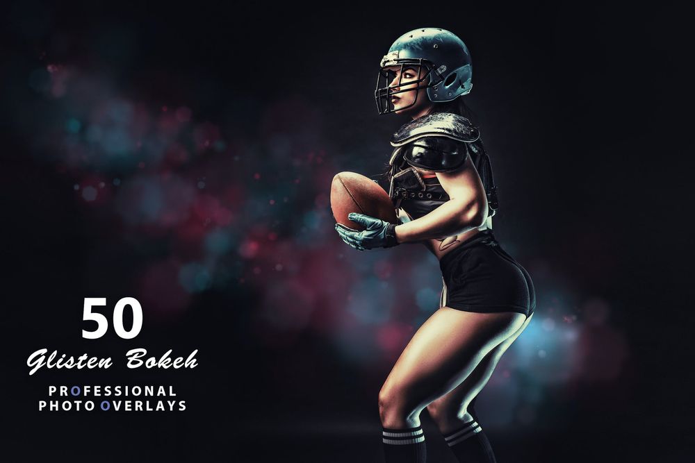 50款闪光照片叠加层画面效果预设