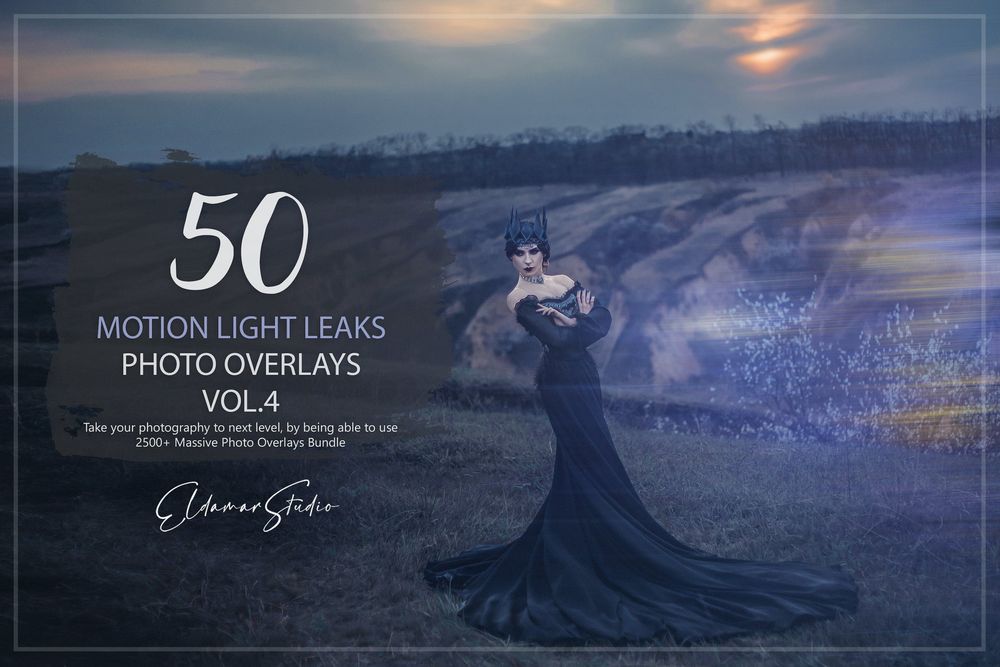 50款掺入光线的电影场景照片叠加层画面效果预设Vol. 4