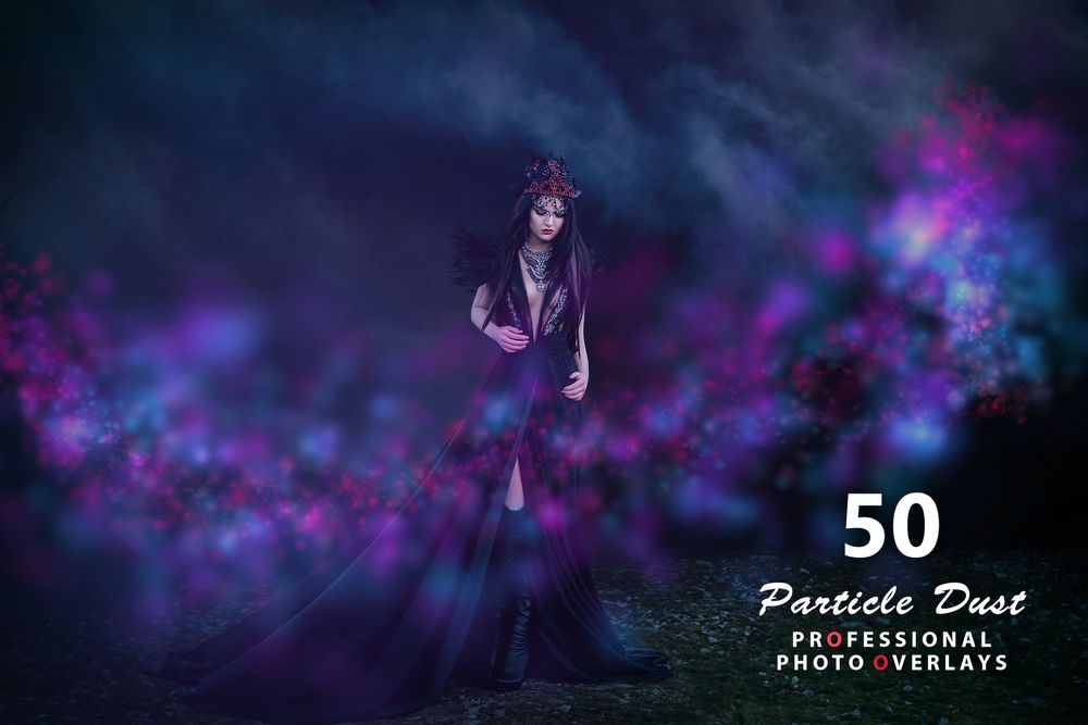 50款尘埃照片叠加画面质感预设