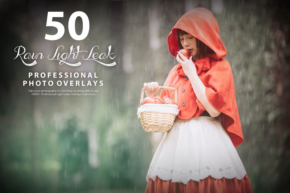 50款渗入雨点光效的画面效果预设