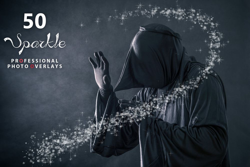 50款叠加层闪光照片画面效果预设