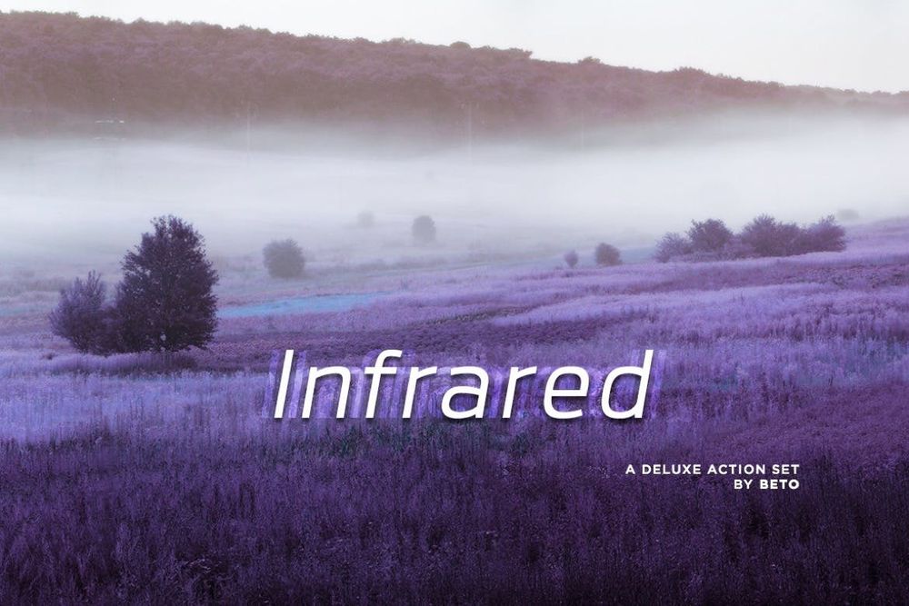 红外绿色健康环境主题拍照预设