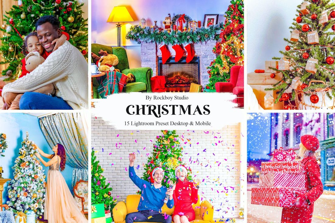 15款 圣诞主题画面预设