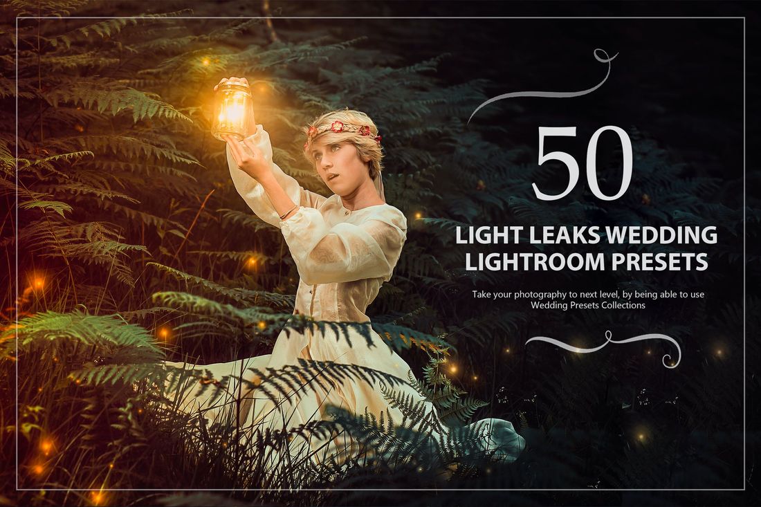 50款 漏光婚礼 照片预设