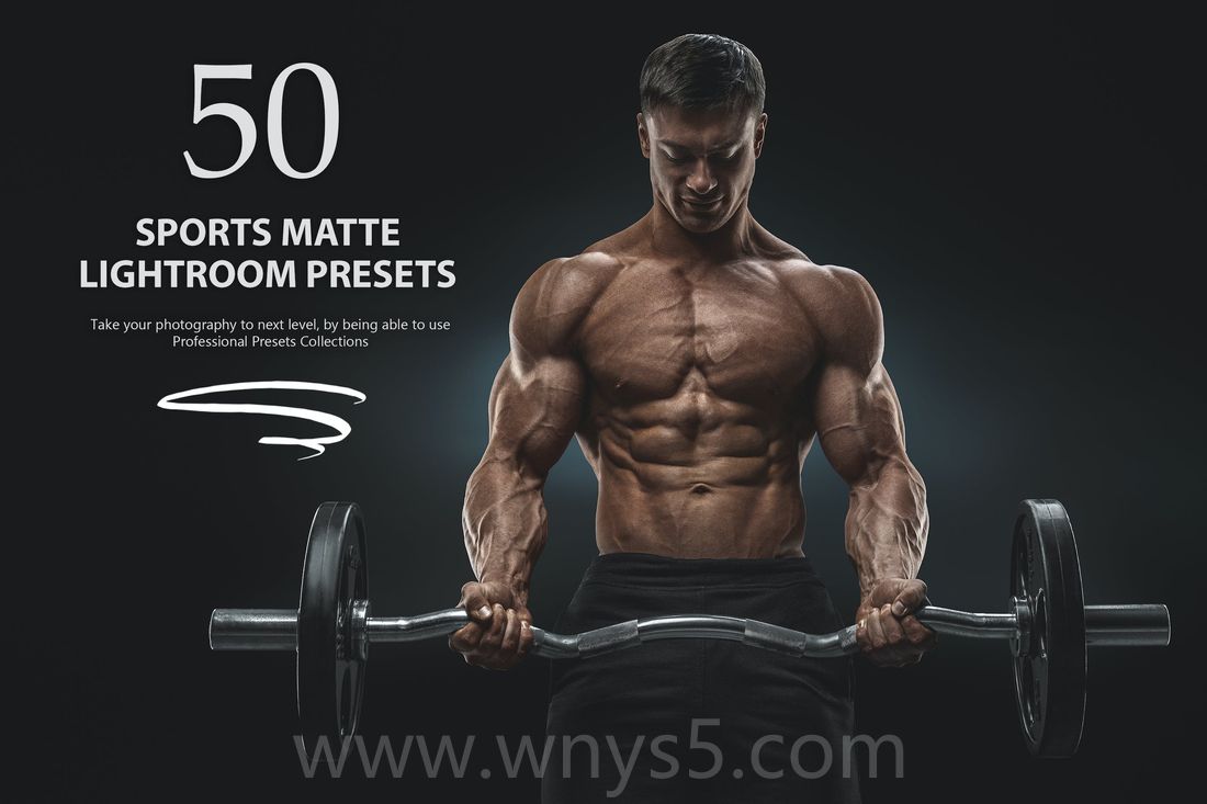 50款 运动主题哑光照片预设