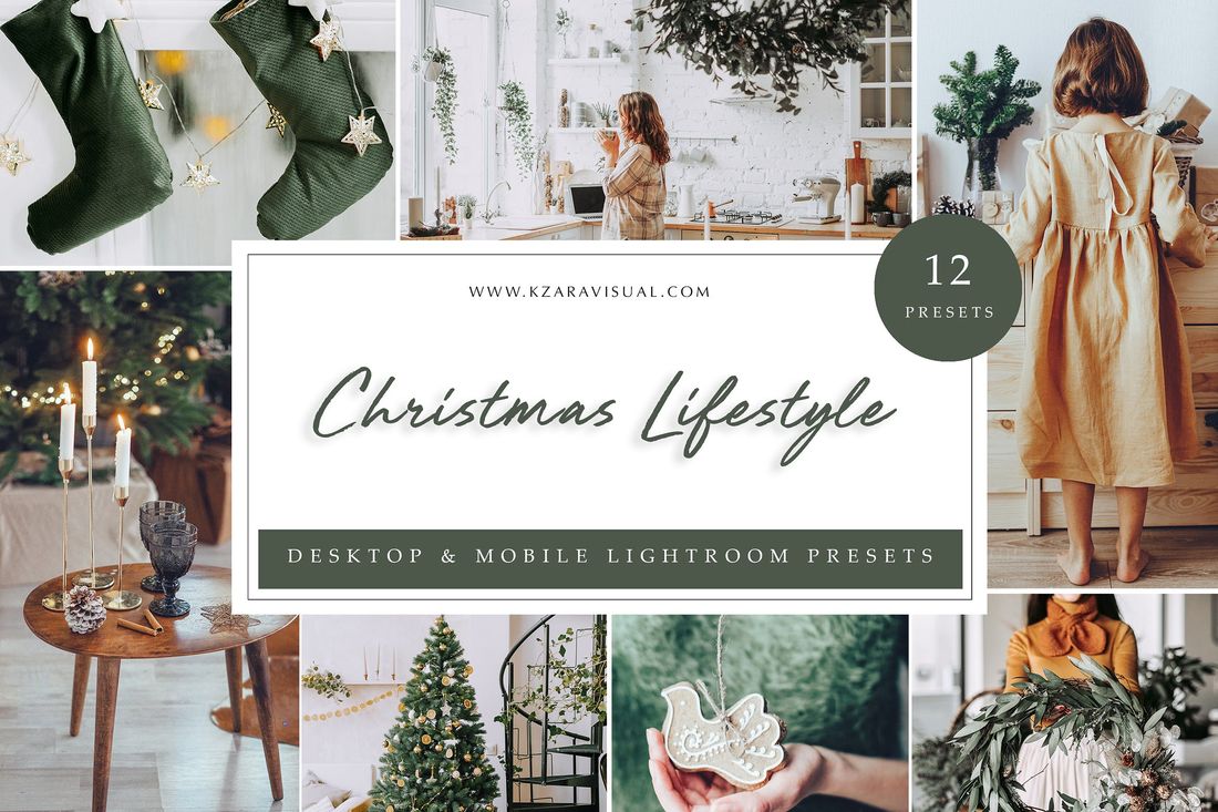 圣诞生活方式环境氛围预设