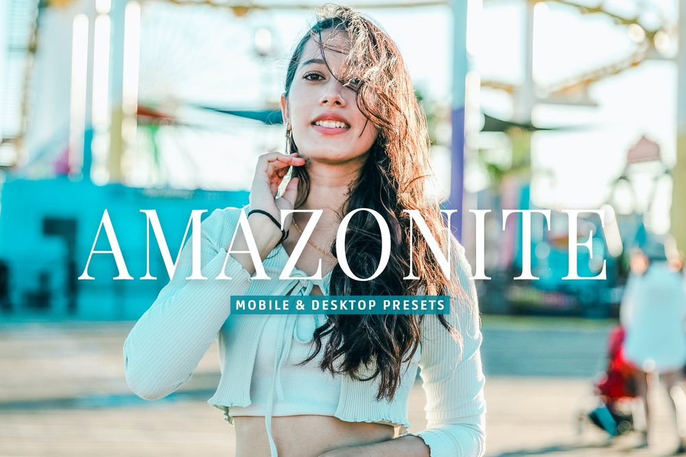 绿长石色调没美拍画面效果预设