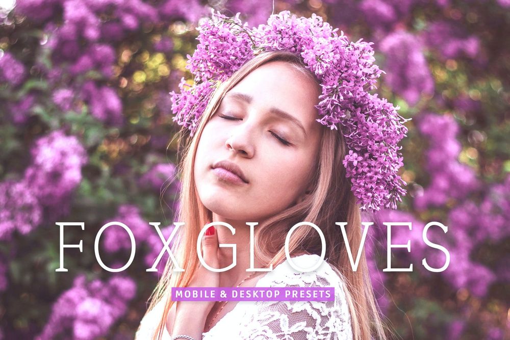 Foxgloves 植物主题美拍预设