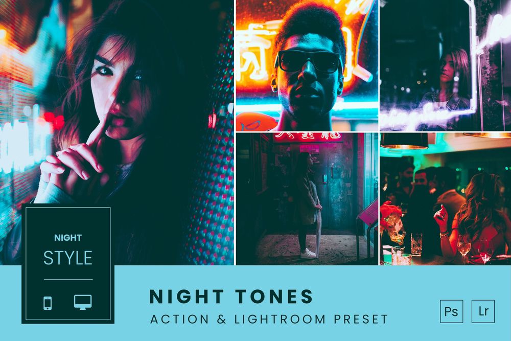 夜间色调照片主题预设