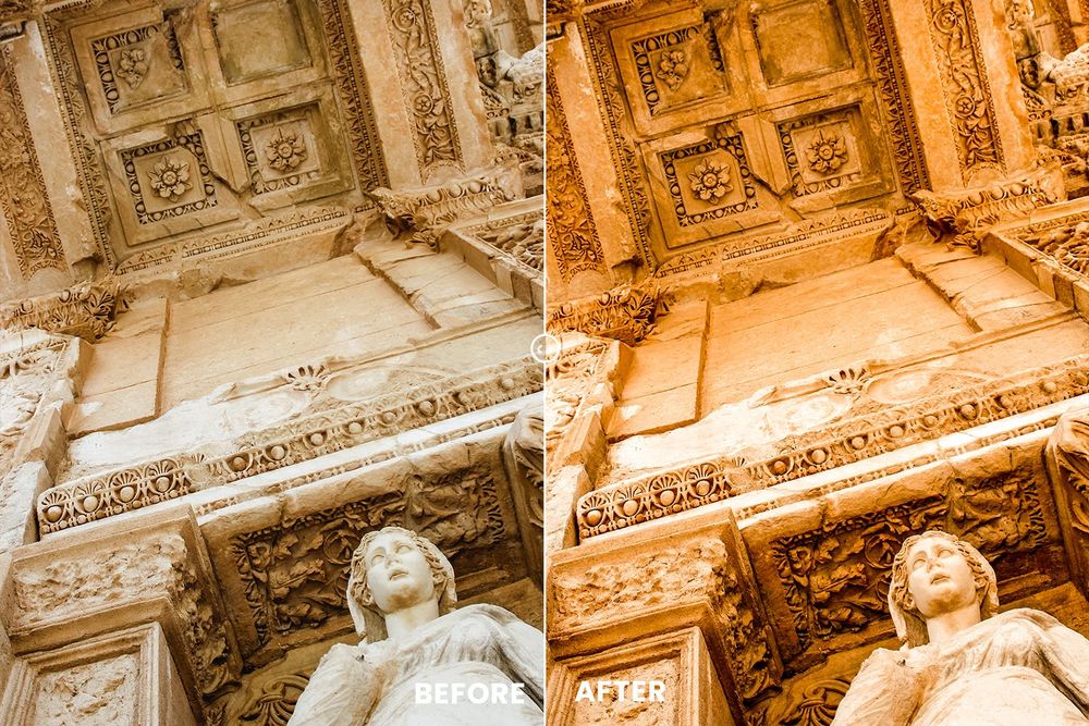 橙色调画面照片预设