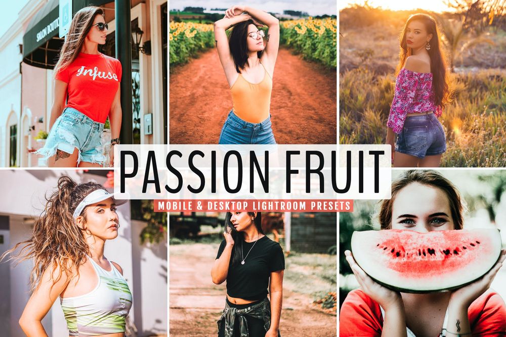 百香果自然水果主题照片预设