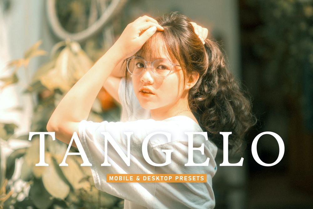 橘柚甜美色系画风主题照片预设