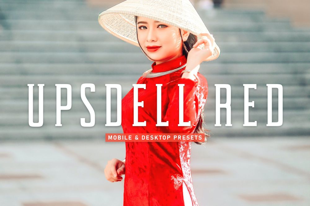 红色调主题美拍照片预设