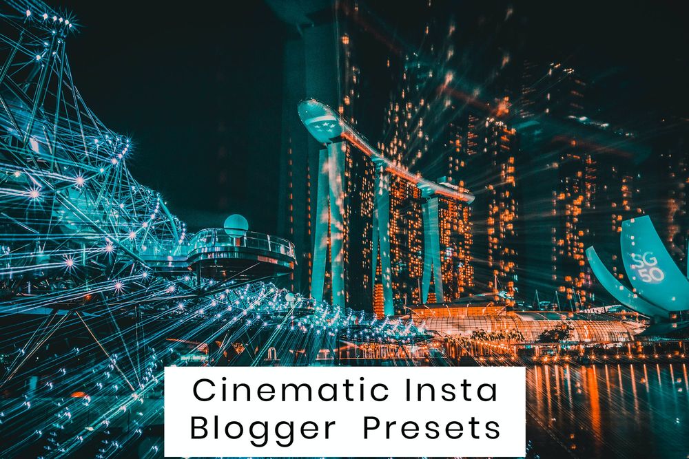 20款 Cinematic Insta Blogger Lightroom presets