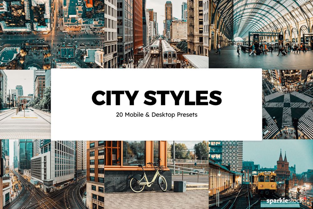 20款 City Styles Lightroom Presets & LUTs