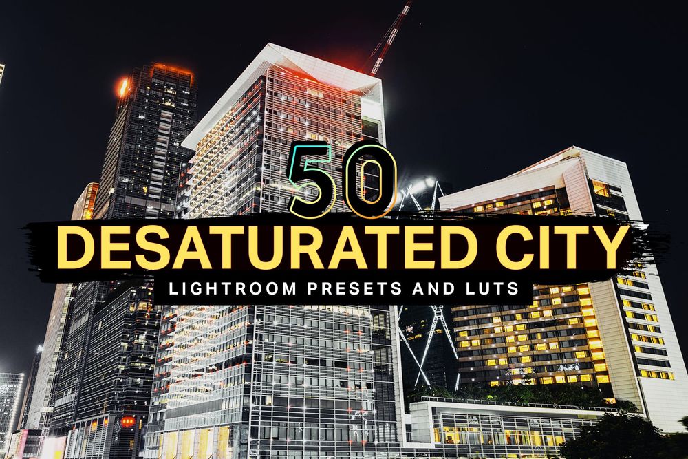 50款 Desaturated City Lightroom Presets and LUTs