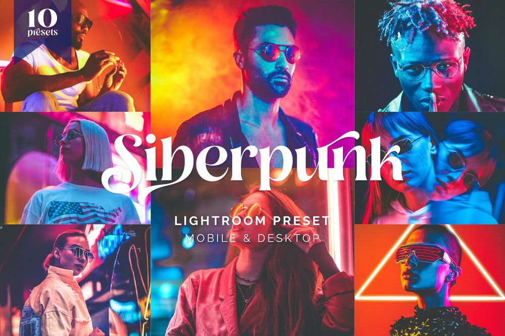 Lightroom Presets Cyberpunk Style Effect TW