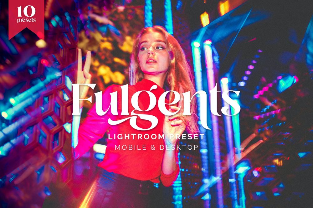 Lightroom Presets Fulgents Cyberpunk Style TW