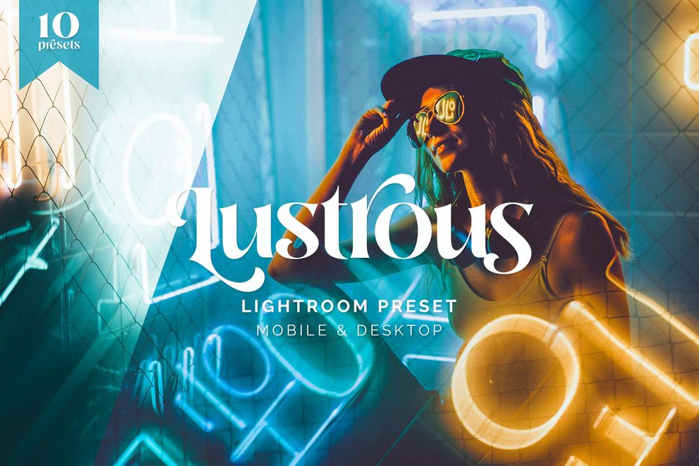 Lightroom Presets Lustrous Cyberpunk Style TW