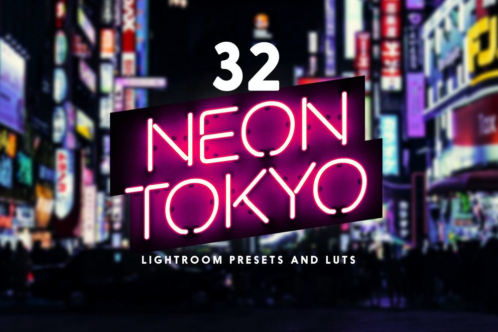 Neon Tokyo 32 Lightroom Presets and LUTs