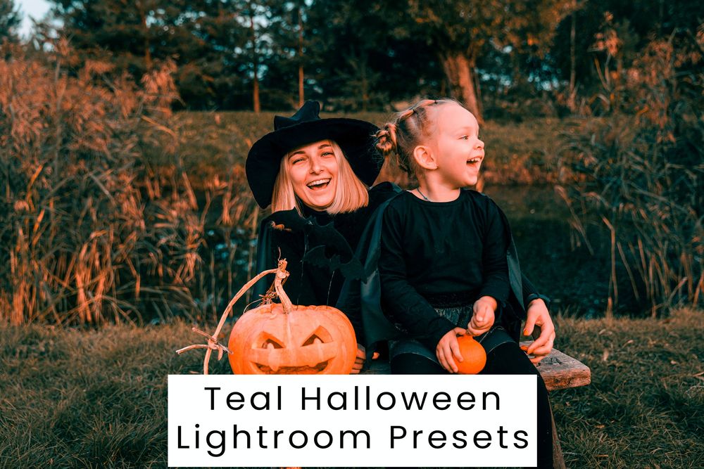 Teal Halloween Lightroom Presets