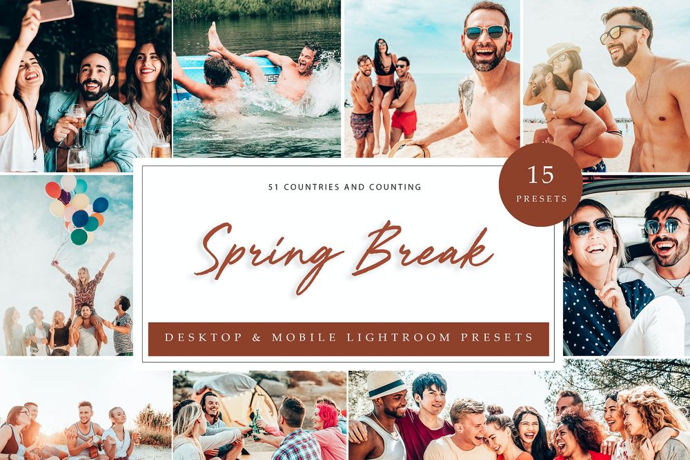 春假娱乐场景主题画面效果预设